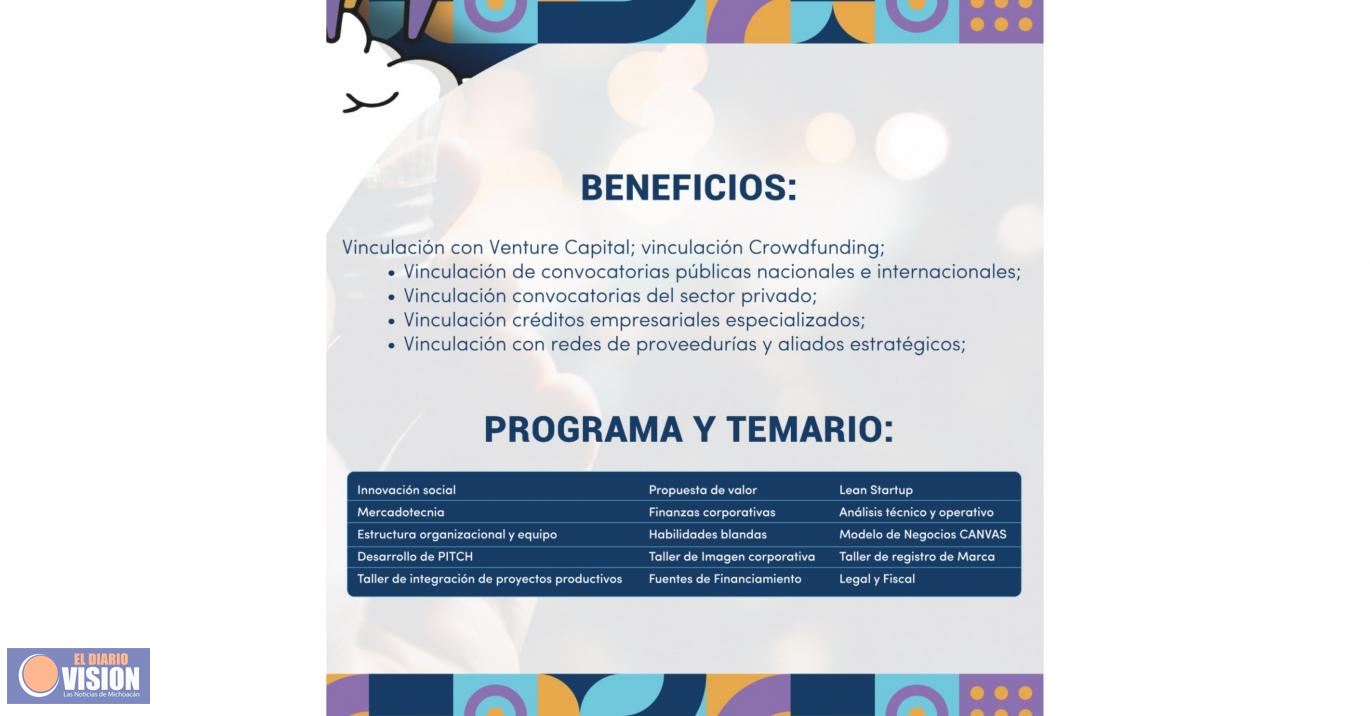 Aún vigente el programa de Incubación de Empresas 2022