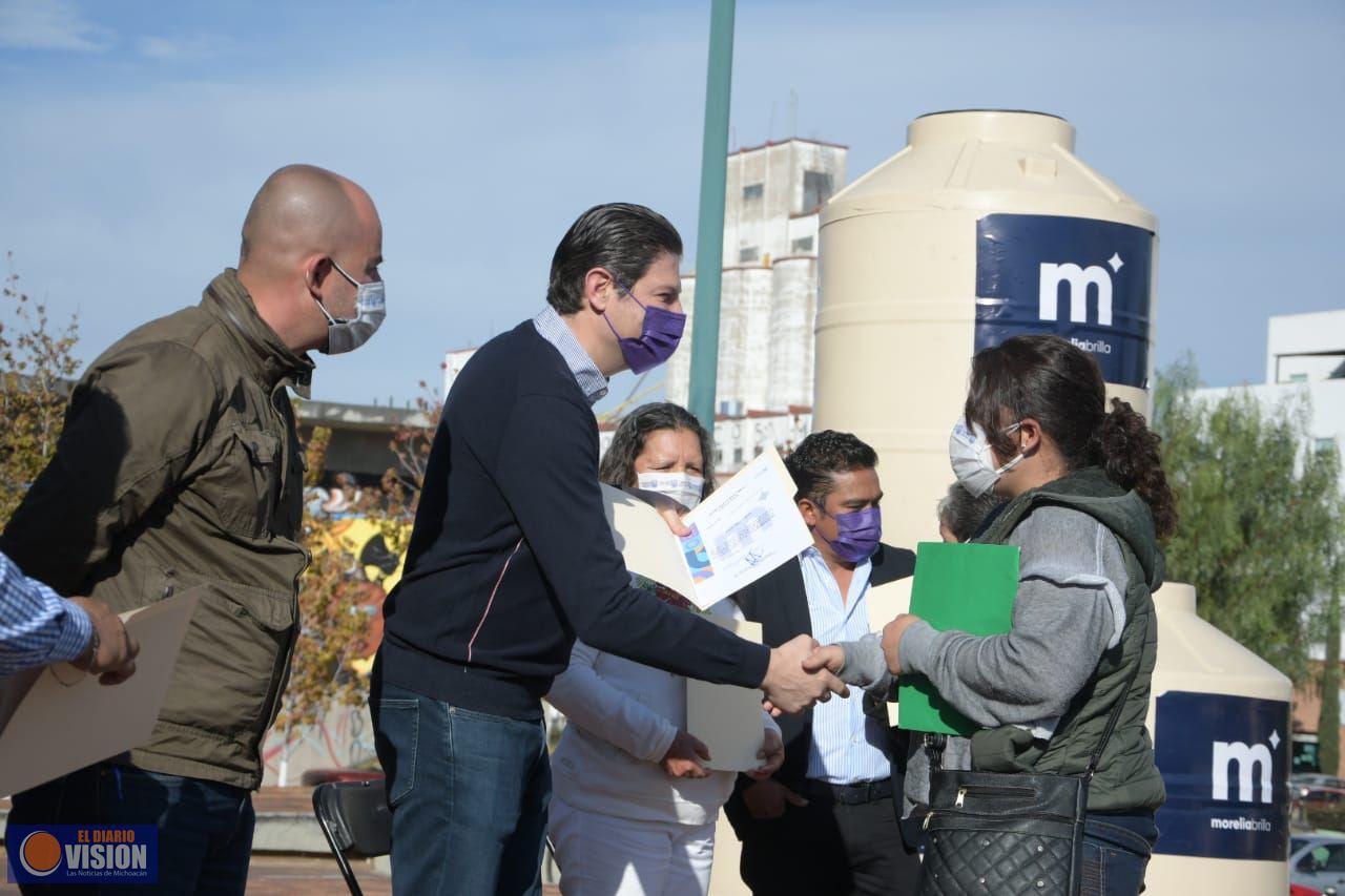 Alfonso Martínez impulsa acciones integrales para garantizar abasto de agua potable en Morelia