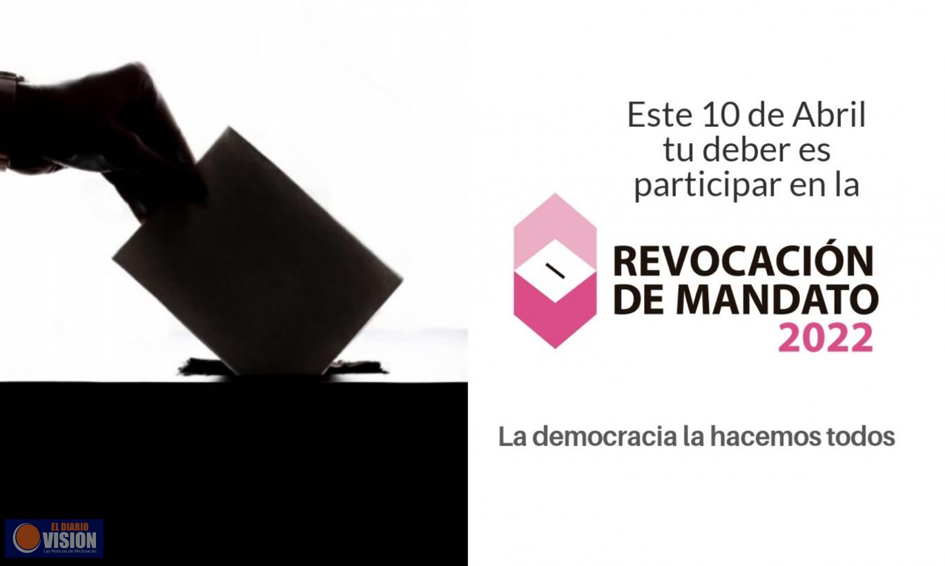 Sabes qué es y cuándo se realizará la consulta de Revocación de Mandato