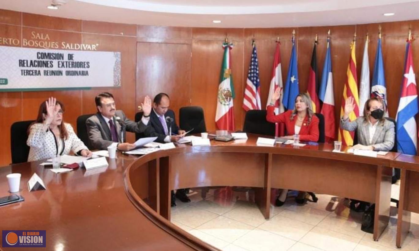 María Elena Serrano, participó en la 3ra Reunión Ordinaria de la Comisión de Relaciones Exteriores