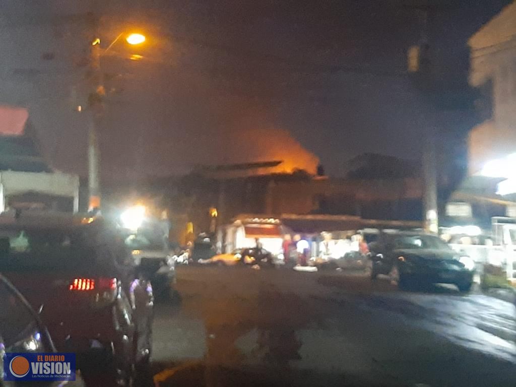 Se registra incendio en el cerro del Zapién