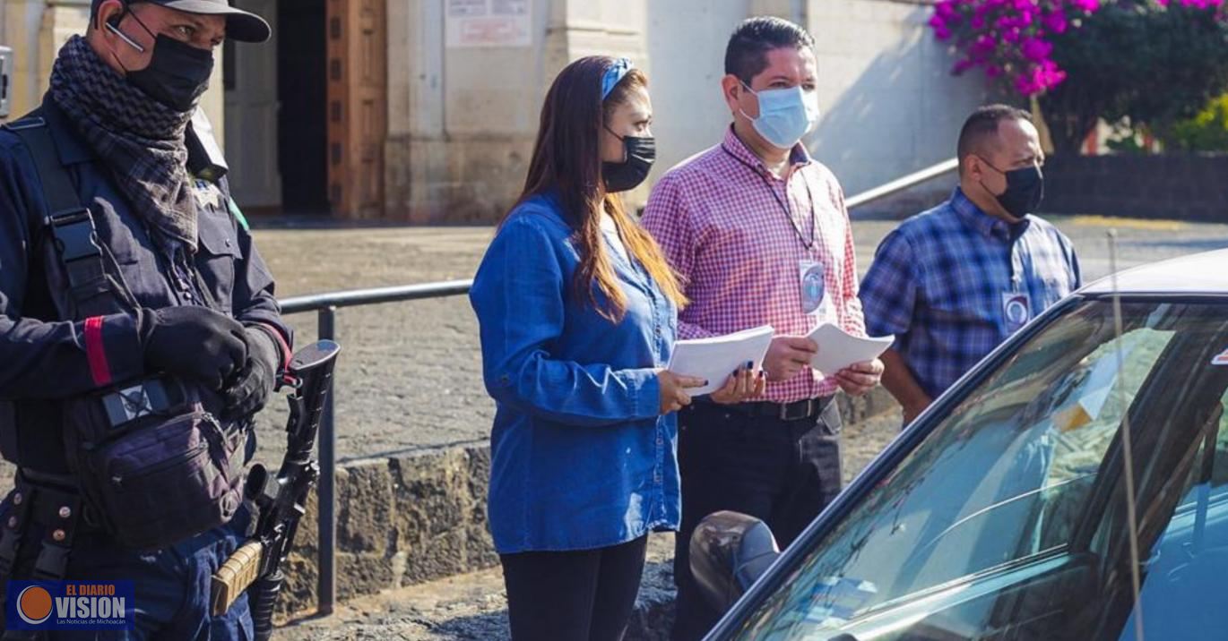 Autoridades municipales arrancaron operativo de medidas sanitarias en el transporte público 