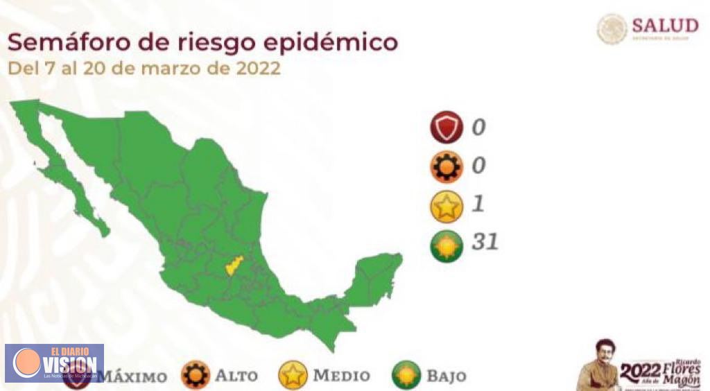 Michoacán continuará en Semáforo Verde