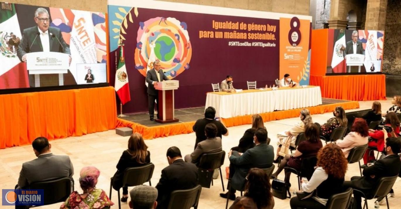 Alcanzar la igualdad sustantiva, prioridad del SNTE
