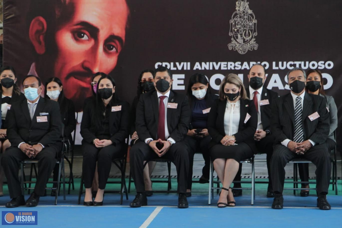 Conmemoran 457 aniversario luctuoso de Vasco de Quiroga 