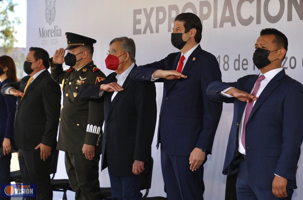 Ayuntamiento de Morelia rinde homenaje al general Lázaro Cárdenas del Río