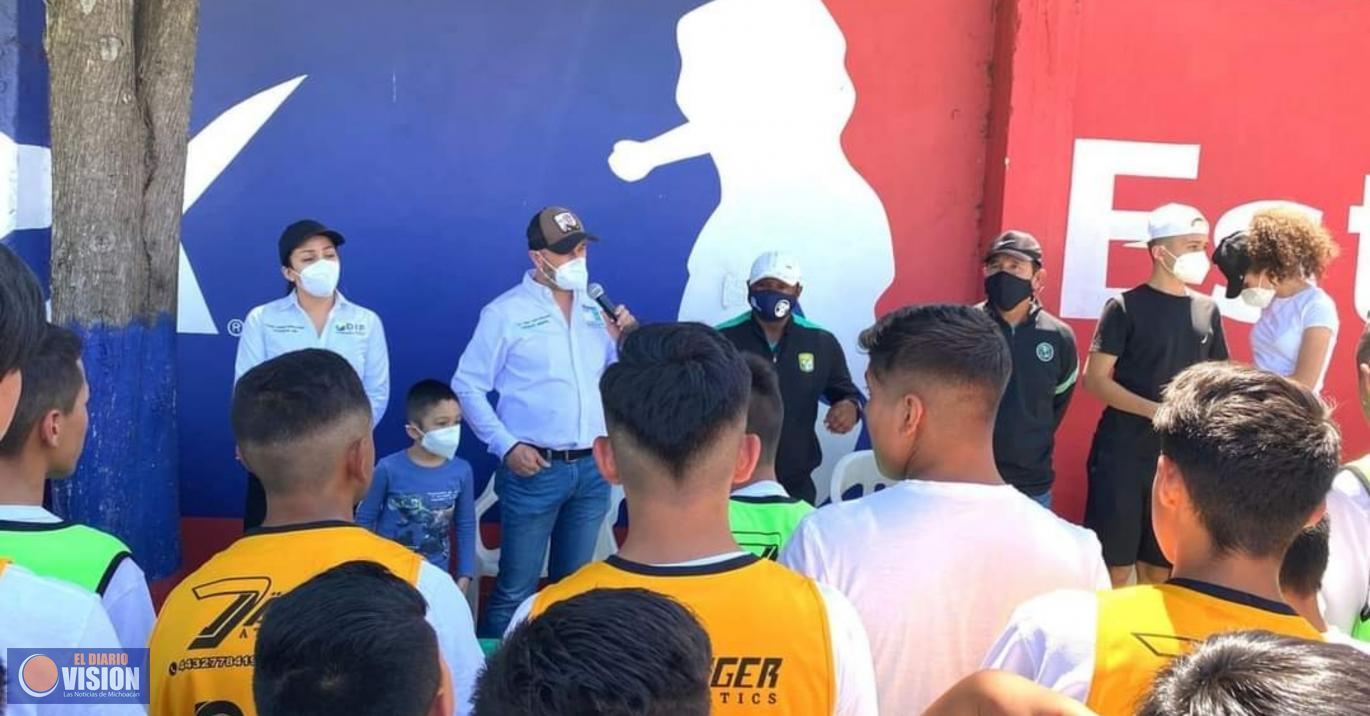 A través del deporte, Luis Felipe León Balbanera impulsará el talento de niños y jóvenes zacapenses 