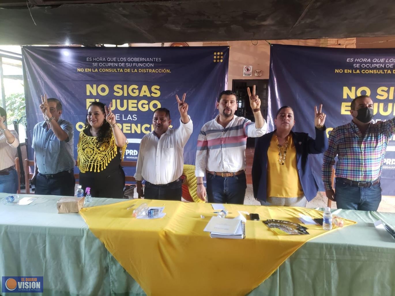 La consulta de la “distracción” es para alimentar el ego del Presidente de México: PRD 