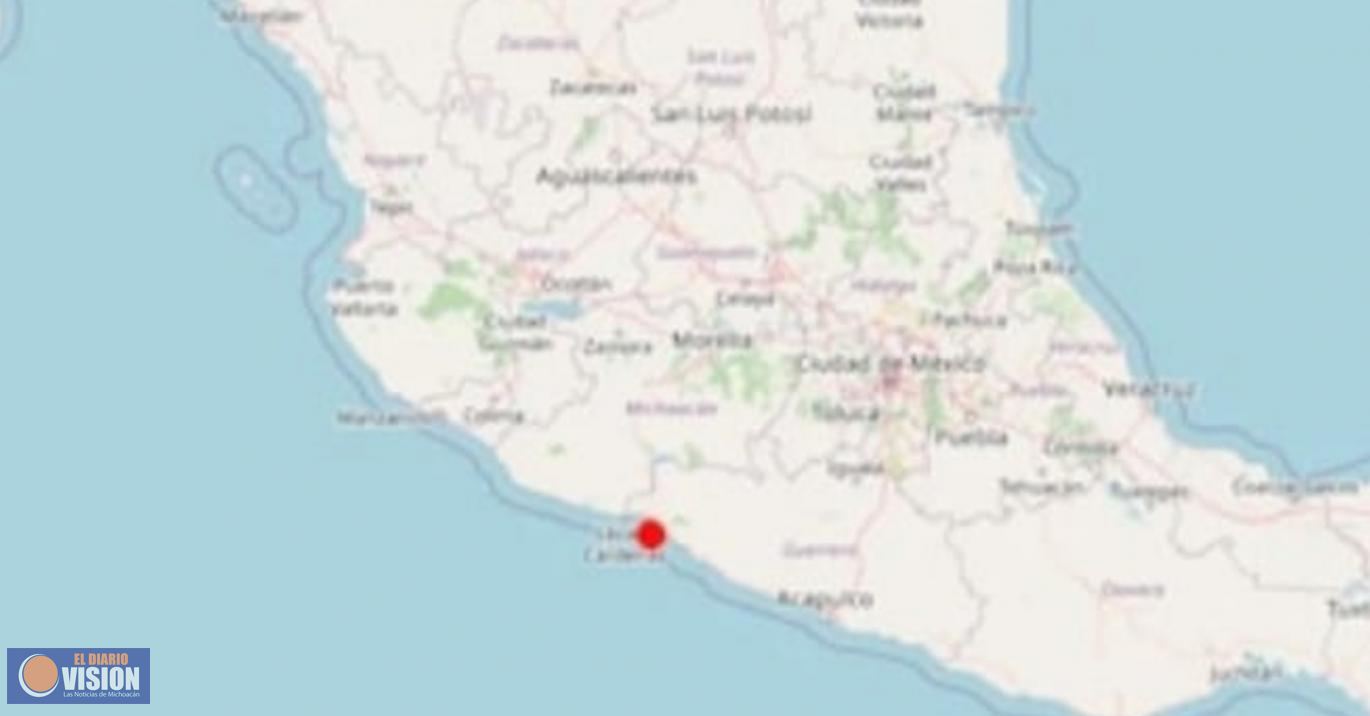 Tembló en Michoacán, LC, registra sismo de magnitud 5.0