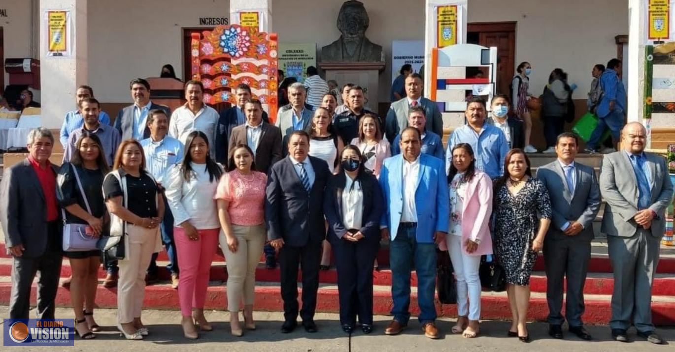 El Ayuntamiento de Maravatío celebró el 482 aniversario del municipio 