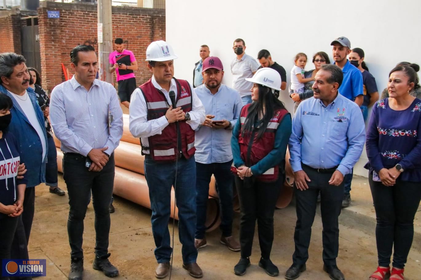 Nacho Campos arranca obras en 3 colonias por 12.2 mdp