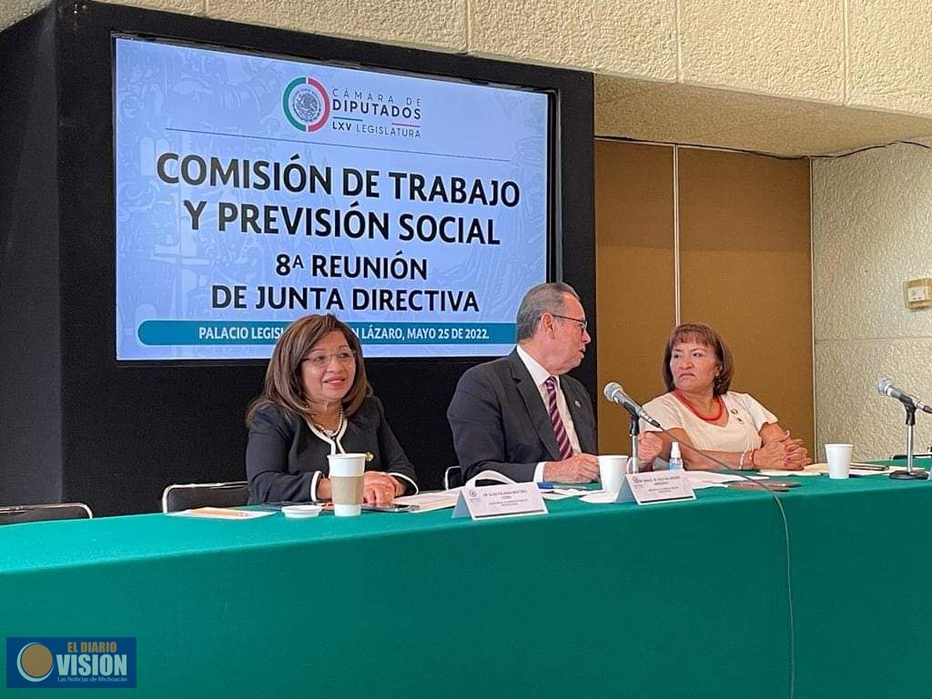Elvia Yolanda Torres, participó en reunión ordinaria de la Comisión de Trabajo y Previsión Social