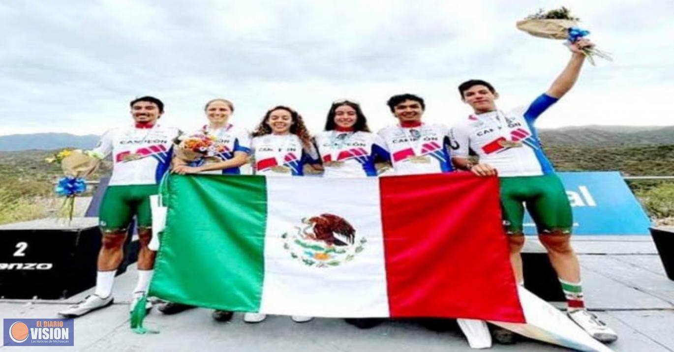 Fátima Híjar Marín ganó medalla de oro en Panamericano de ciclismo de montaña, en Argentina