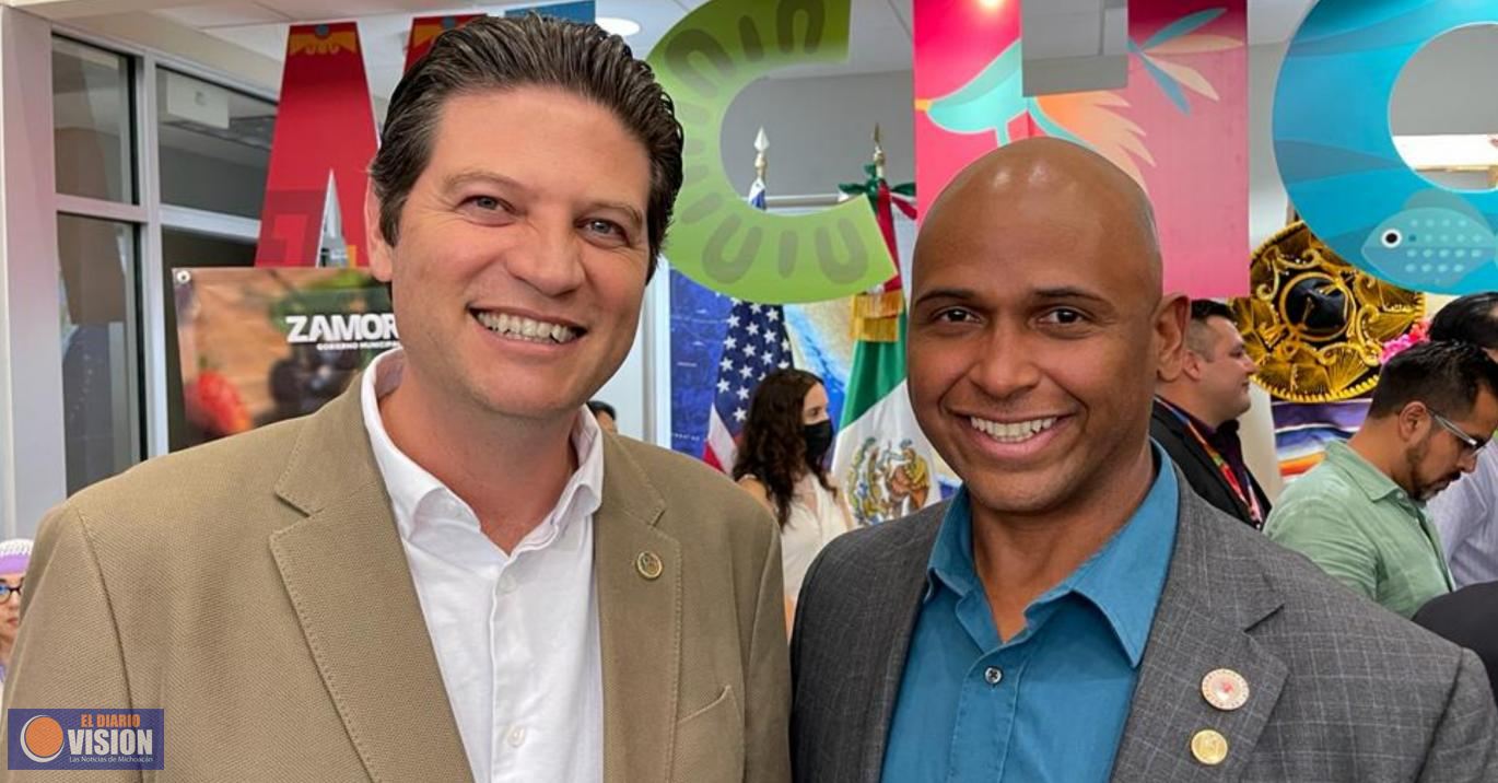 Alfonso Martínez afianza relación de Morelia con Cámaras de Comercio Hispanas