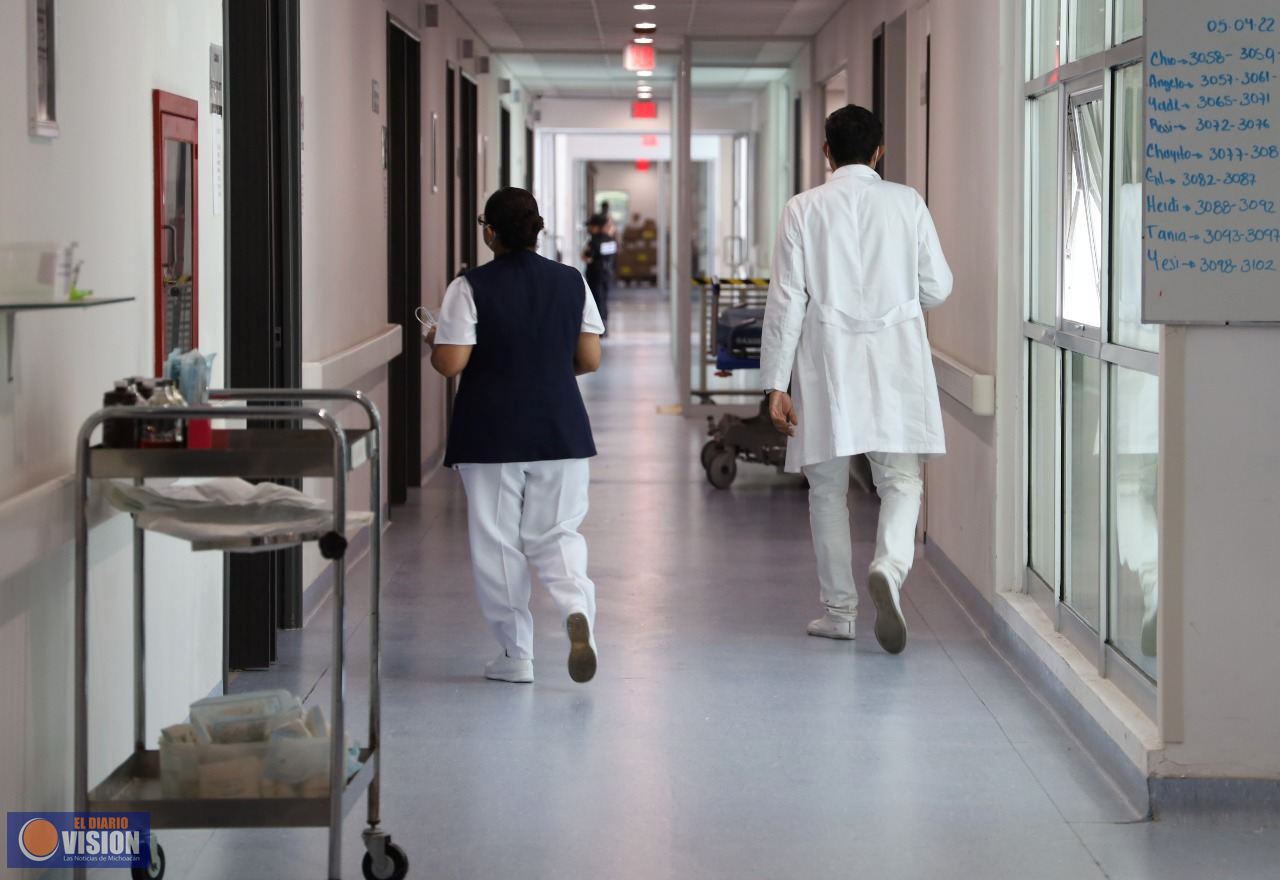 Registra Michoacán 2 por ciento de ocupación hospitalaria por enfermos COVID-19