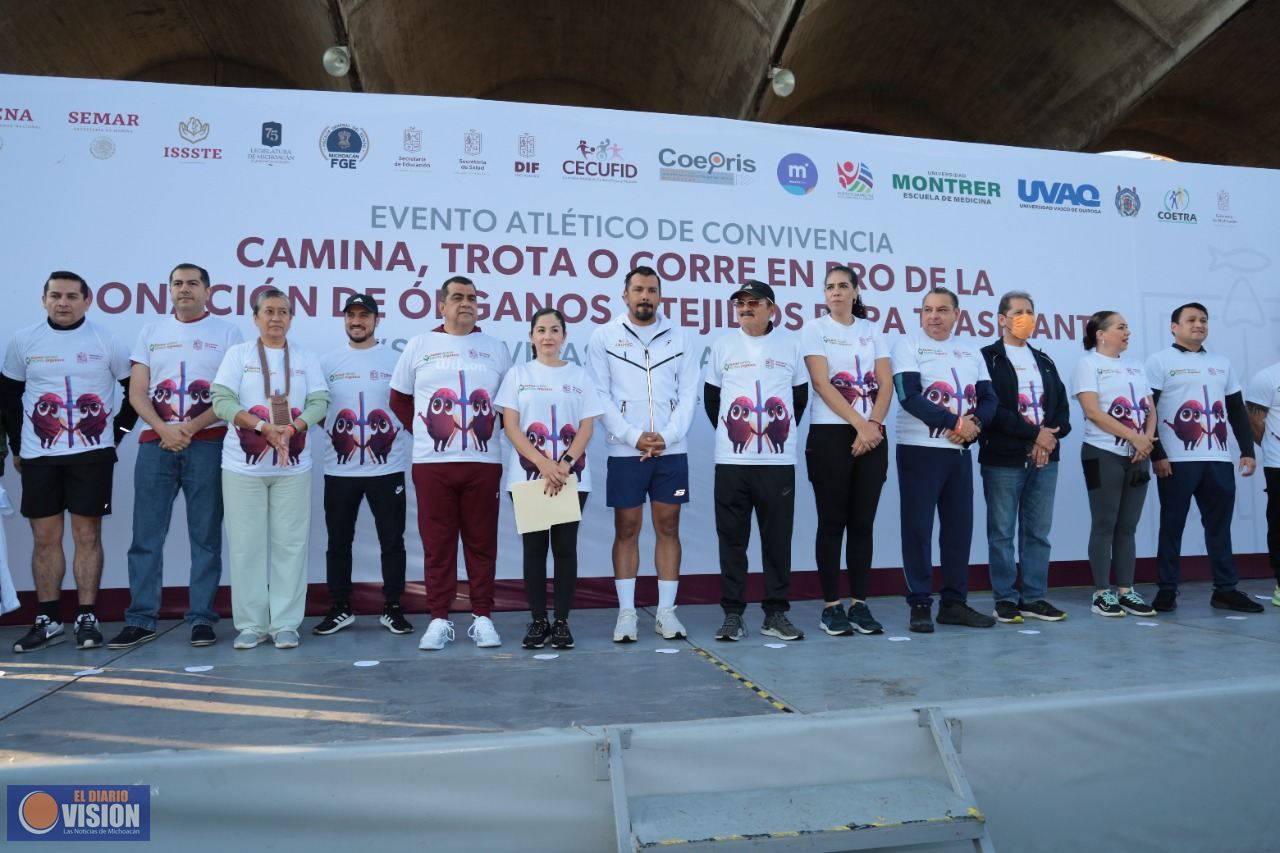 Con exitosa carrera atlética, promueve SSM la donación altruista de órganos