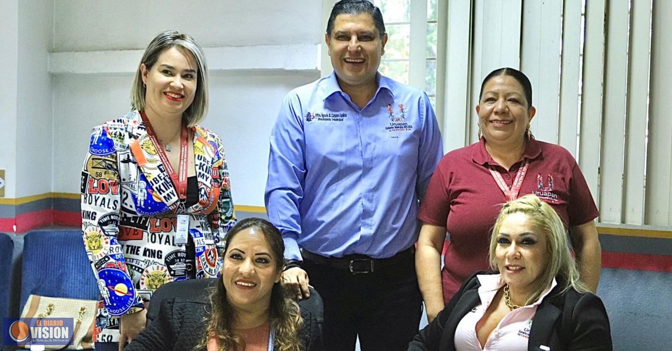 Busca Nacho Campos dotar a Uruapan de infraestructura para todos