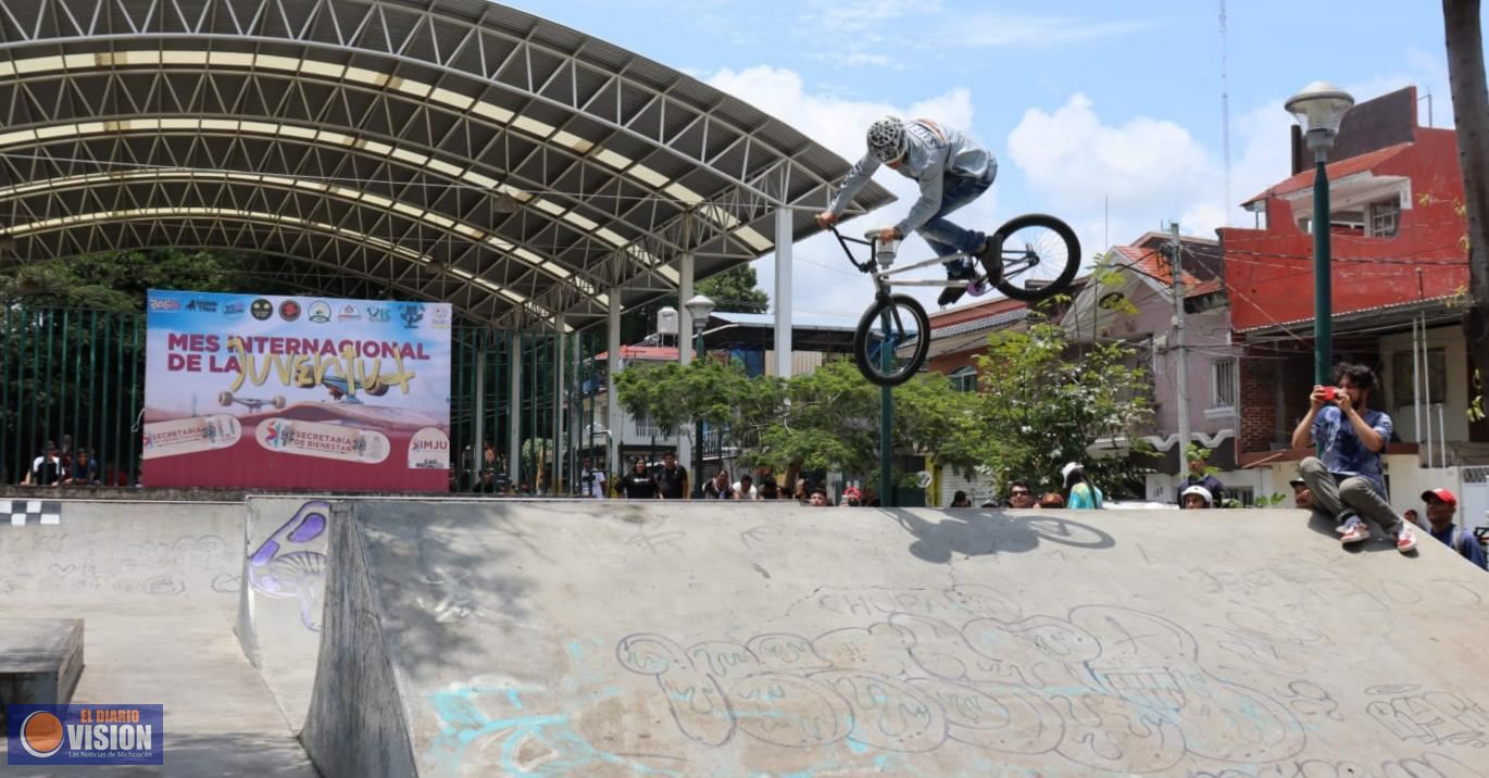 Con gran éxito se llevó a cabo la competencia nacional de BMX en Uruapan