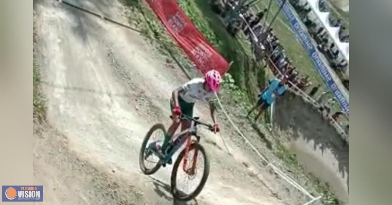 Morelia brilla con Frida Figueroa en Campeonato Mundial de MTB Francia 2022