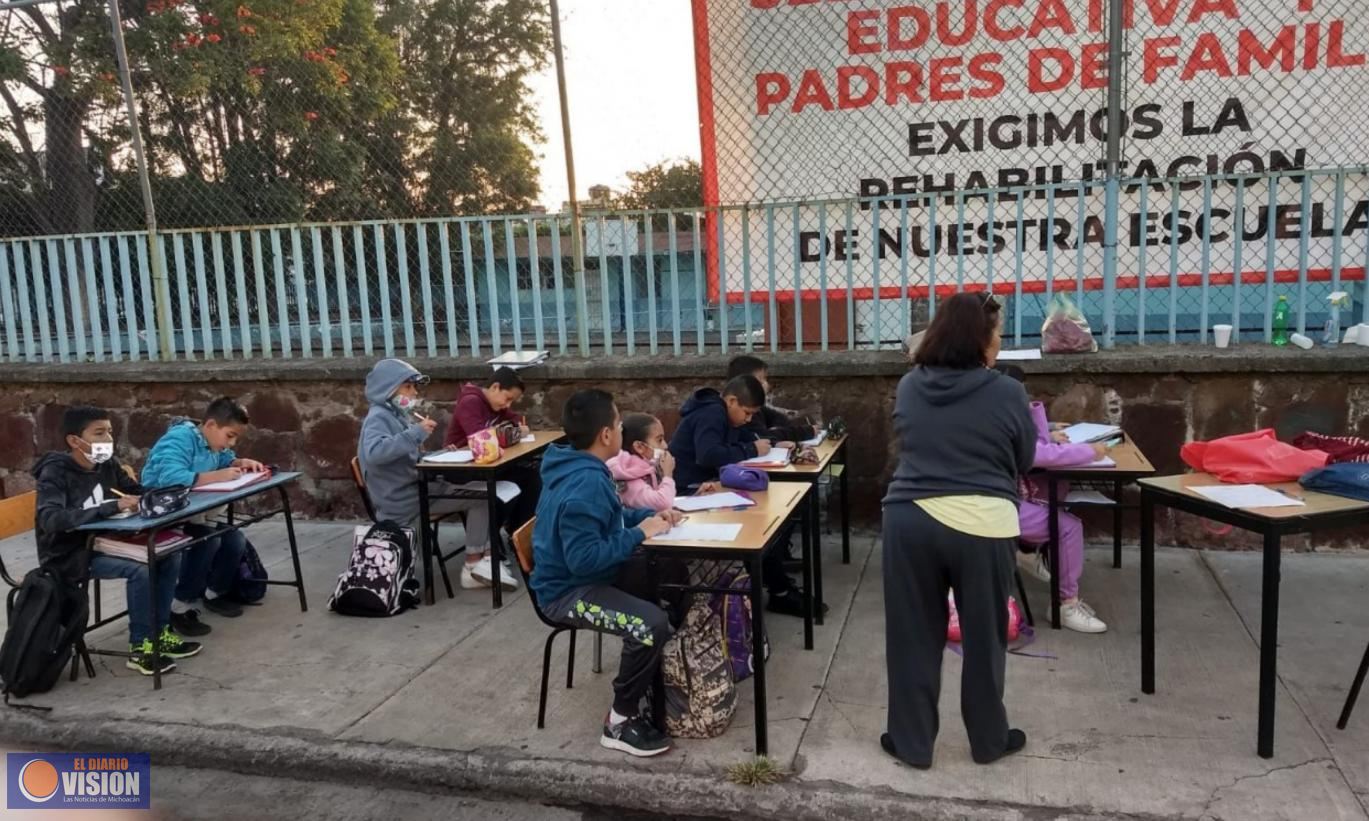 Exigimos atención a niños y niñas que toman clases en la calle: Eréndira Isauro