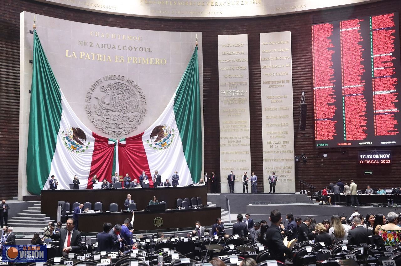 La Cámara de Diputados aprobó, en lo general, el dictamen con Proyecto de Decreto del PEF 2023