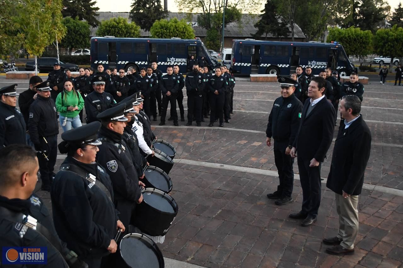Morelia recupera la confianza en su policia: Alfonso Martínez