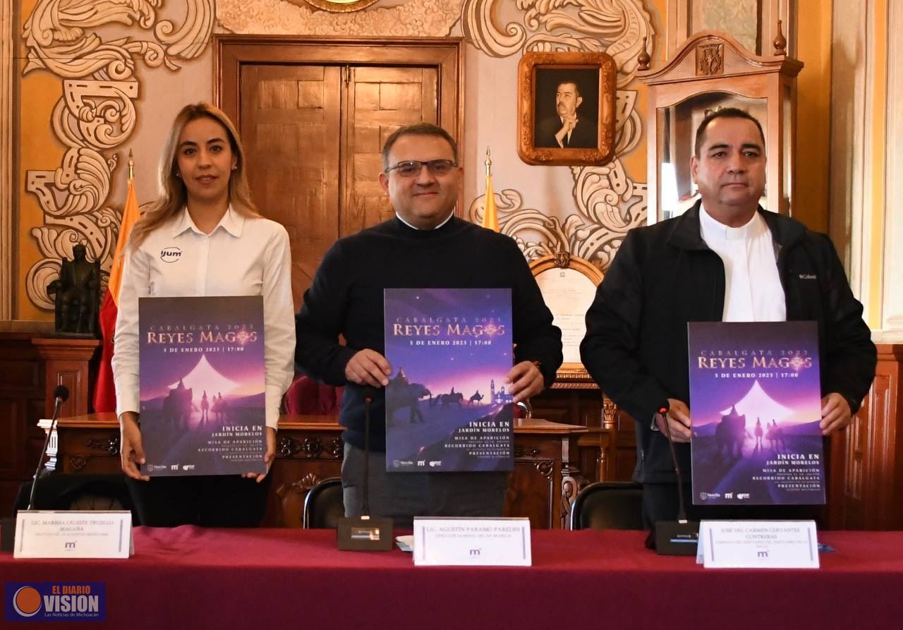 Llena de sorpresas, llegará Cabalgata de Reyes Magos 2023 a Morelia