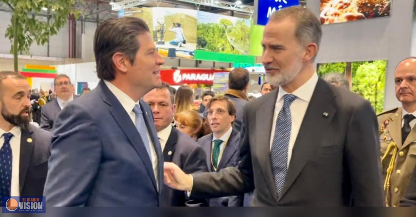Invita Alfonso Martínez al Rey de España, Felipe VI a visitar Morelia