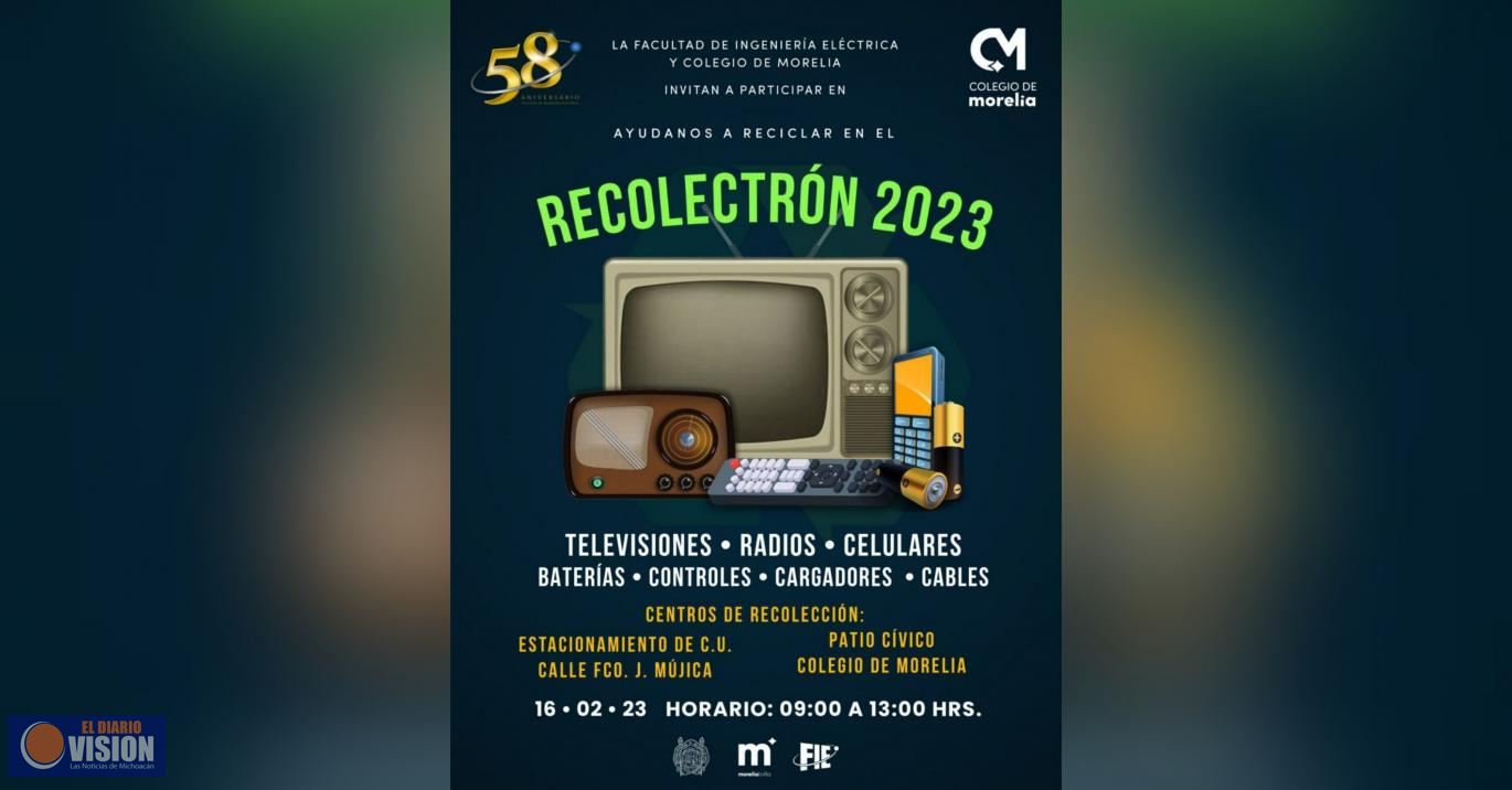 El Colegio de Morelia será sede del Recolectrón 2023