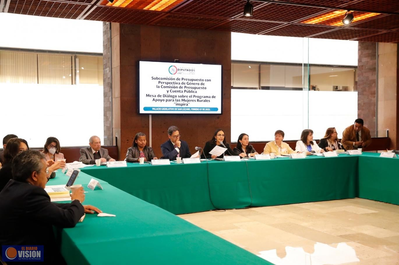 Subcomisión de Presupuesto con Perspectiva de Género se reunió con representantes de Sedatu y Cigend