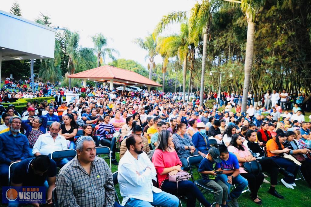 Desde Uruapan, refrendan michoacanos su apoyo al proyecto #EsClaudia