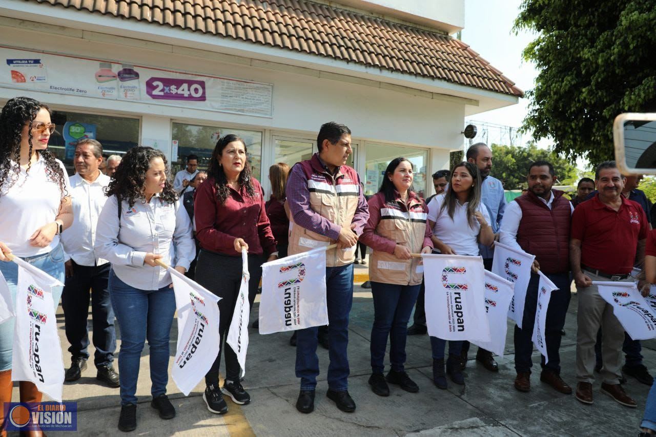 Nacho Campos inaugura reencarpetamiento de la calzada La Fuente