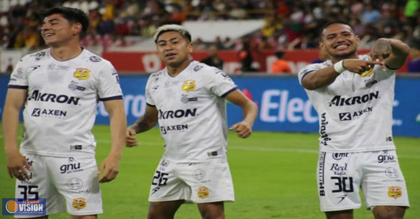 Atlético Morelia logra su primera victoria como visitantes, tras vencer a los Leones Negros