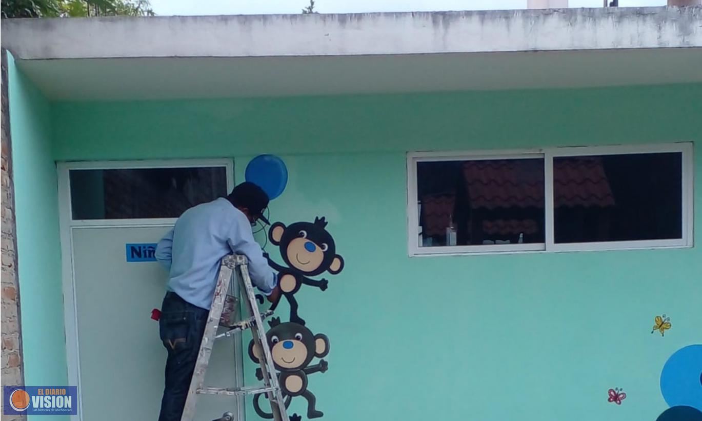 Inicia trabajo de rehabilitación en Jardín de Niños “Julieta Fierro”