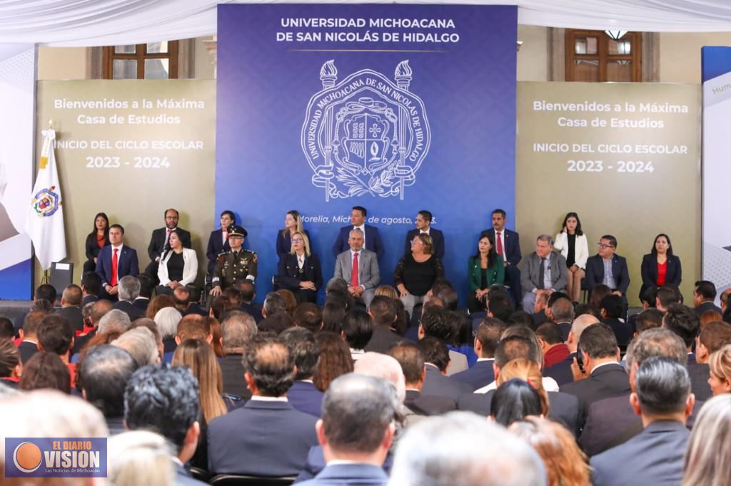 Respaldamos el cambio que se está haciendo en la Universidad Michoacana: Gobernador