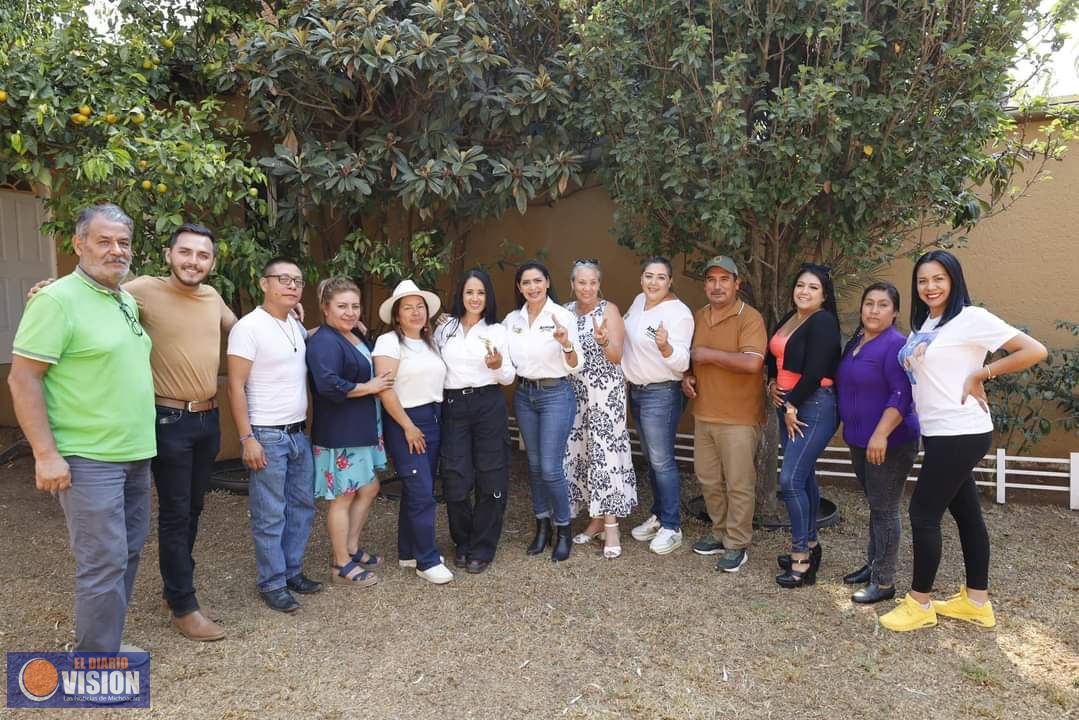 Se suman al proyecto de Araceli Saucedo, jefes de tenencia de Morelia