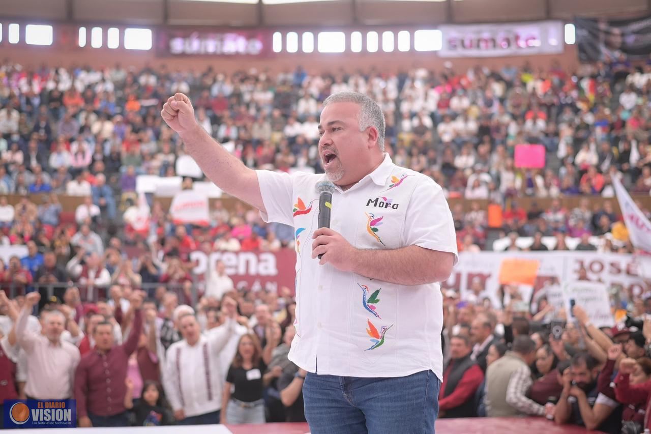 Con participación masiva, Morena arranca afiliación en Michoacán