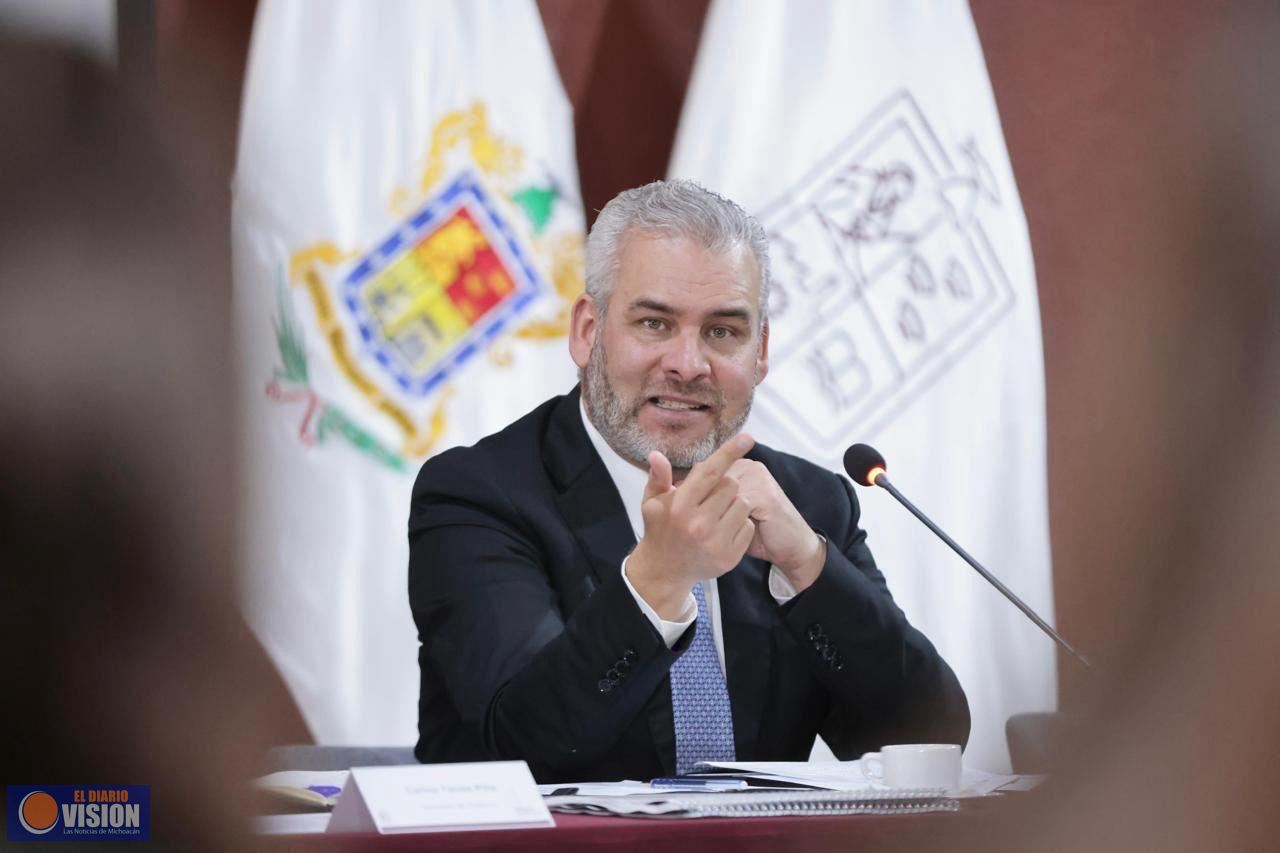 Michoacán no volverá a ser omiso en la defensa del agua ni en la deforestación: Bedolla