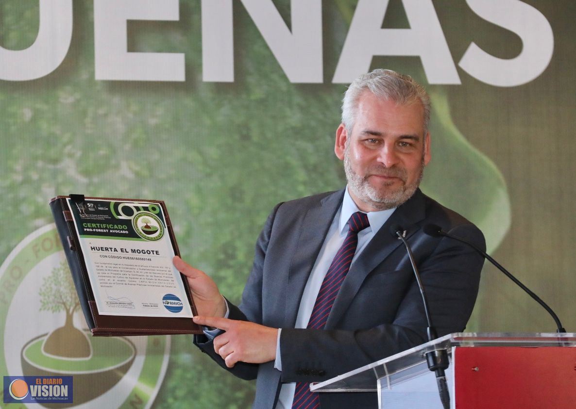 Comunidades indígenas, ejemplo en certificación de huertas de aguacate: Bedolla