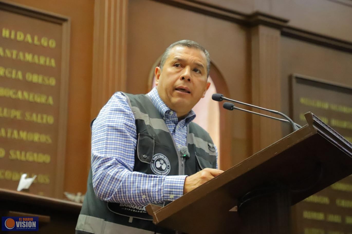Propone Barragán que quienes busquen gobernar Michoacán antes hayan ganado una elección popular