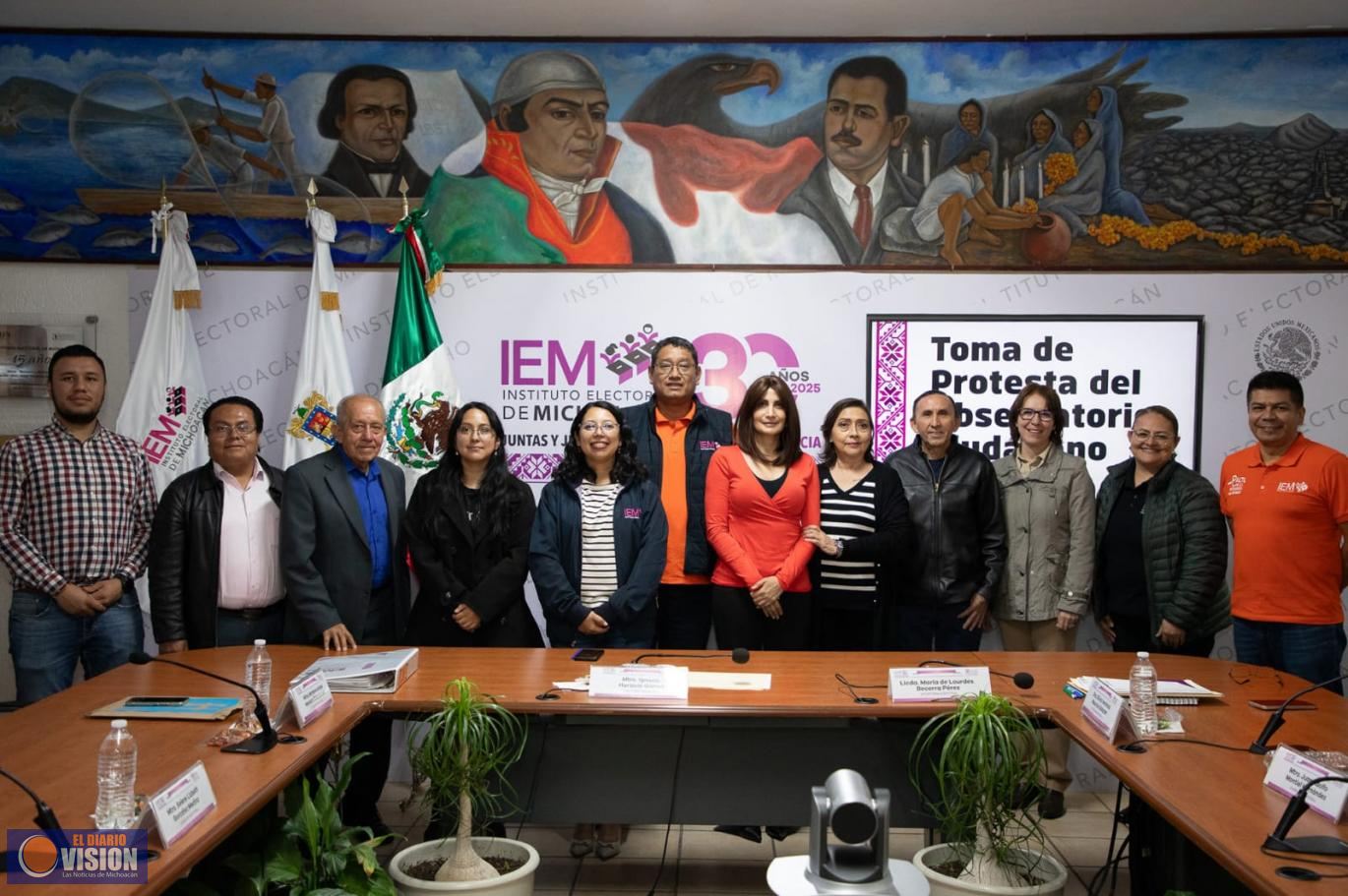 Instalan Observatorio Ciudadano del IEM 