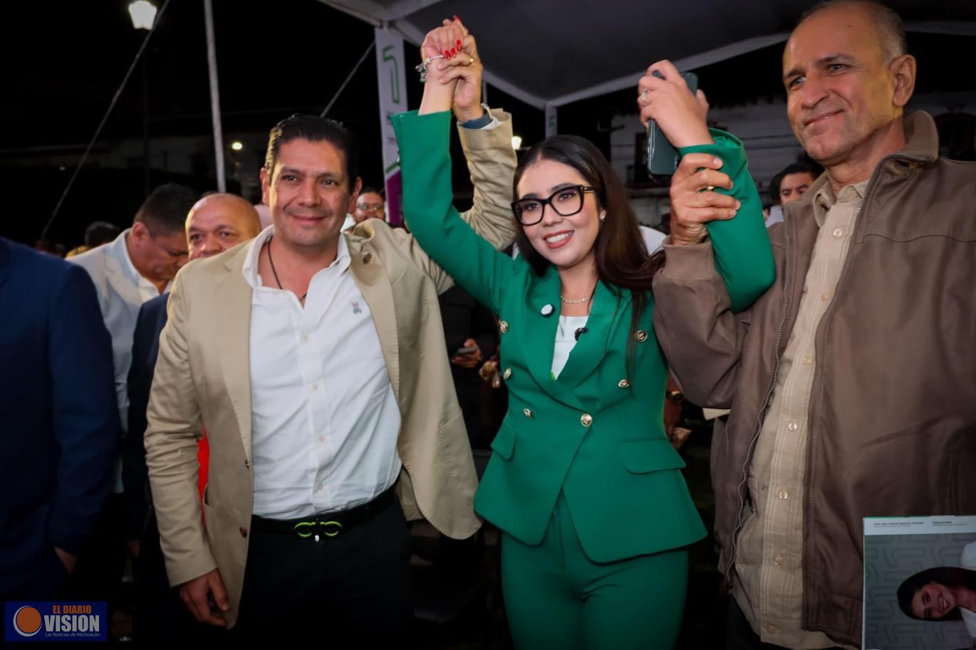 Con Vocación de servicio, alcaldes del PVEM le han cumplido a los michoacanos: Ernesto Núñez Aguilar