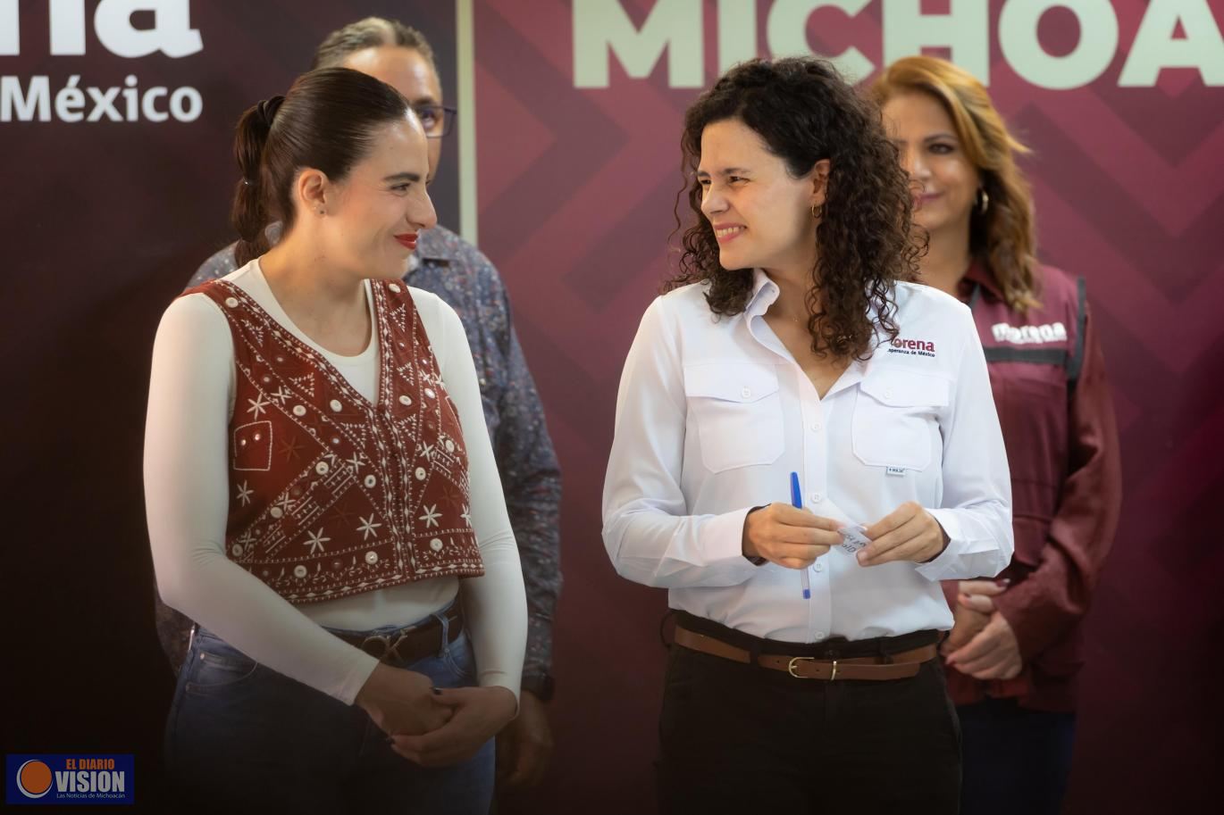 Giulianna Bugarini: “Michoacán se organiza para defender la Cuarta Transformación”