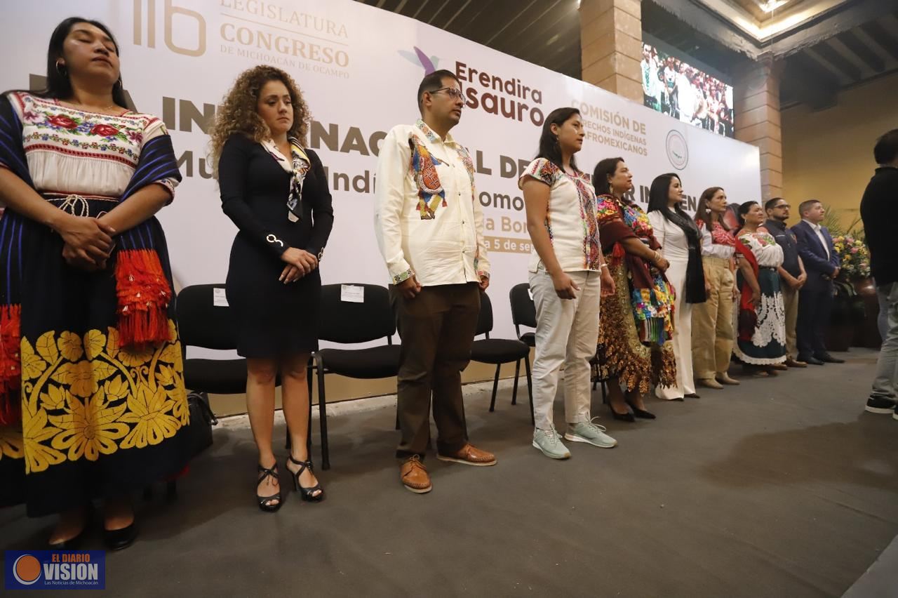 El Congreso del Estado reconoce el papel de las mujeres indígenas en el desarrollo de Michoacán
