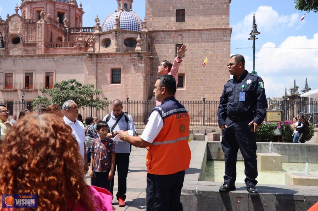 Congreso del Estado participa en el Segundo Simulacro Nacional de Sismo