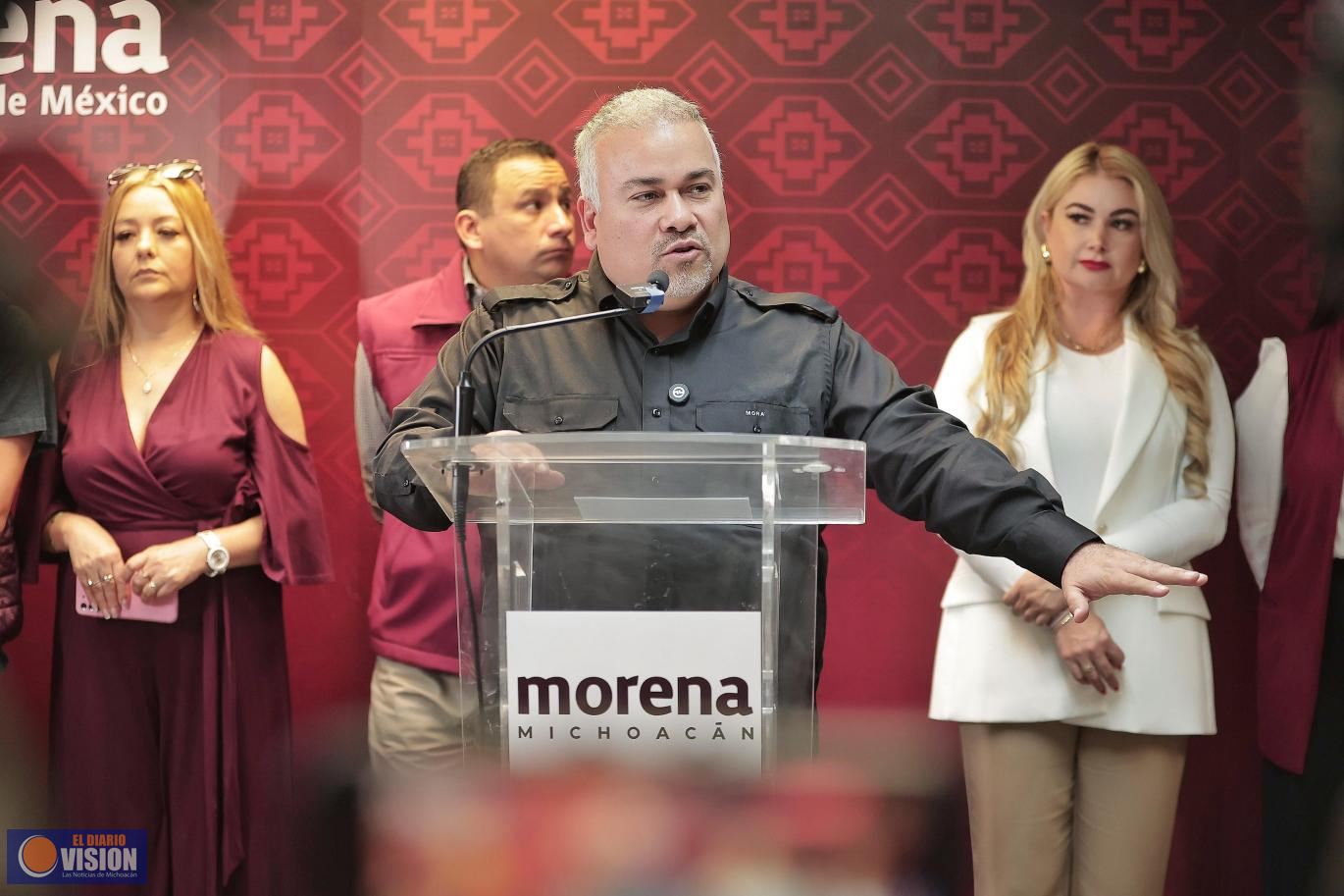 Morena está unido frente a las campañas de desprestigio: Jesús Mora