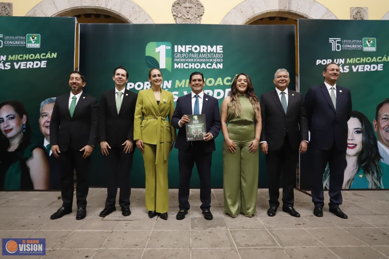 Entrega Grupo Parlamentario del PVEM Primer Informe de actividades legislativas