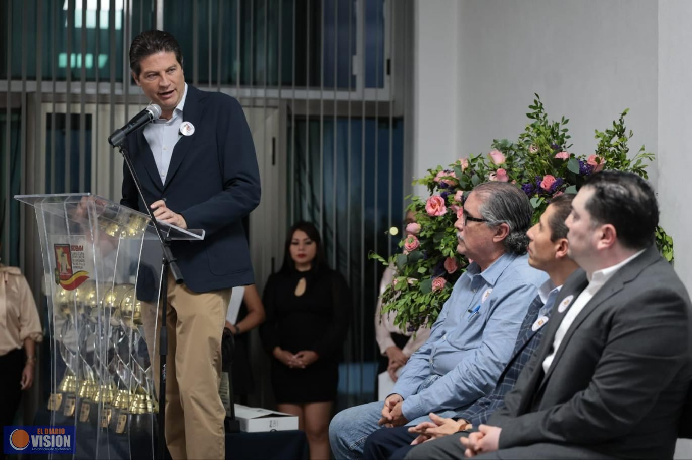 Celebra Alfonso Martínez, Aniversario del Sindicato Demócrata de Empleados Municipales de Morelia