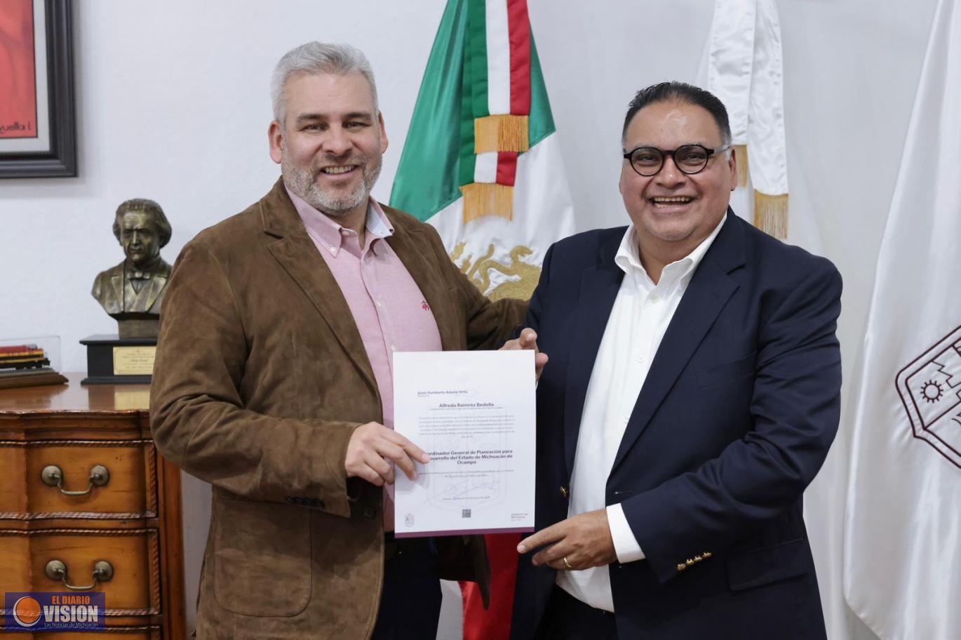 Designan a Jesús Adame como titular de la Coordinación de Planeación para el Desarrollo del Estado