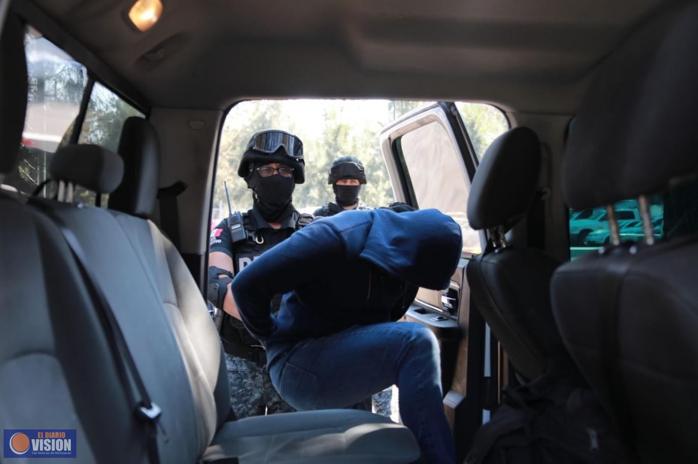 32 generadores de violencia detenidos en el marco del Plan Michoacán por la Paz y la Justicia